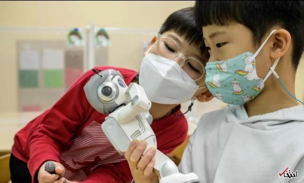 همزیستی بچه ها خردسال و ربات ها در کره جنوبی